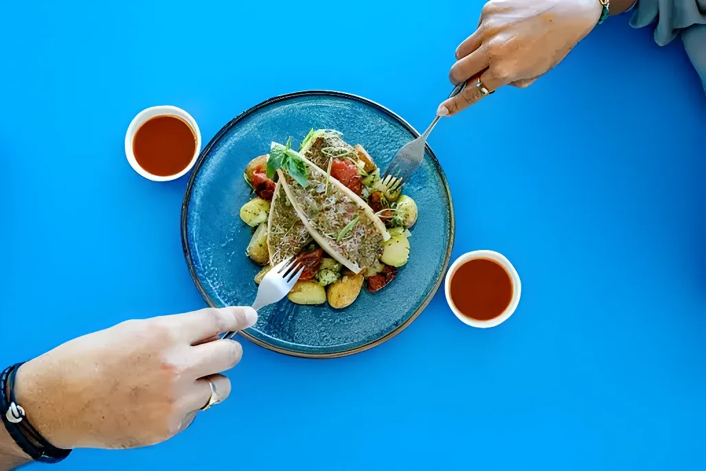 Un plat d'Alexandre Mazzia