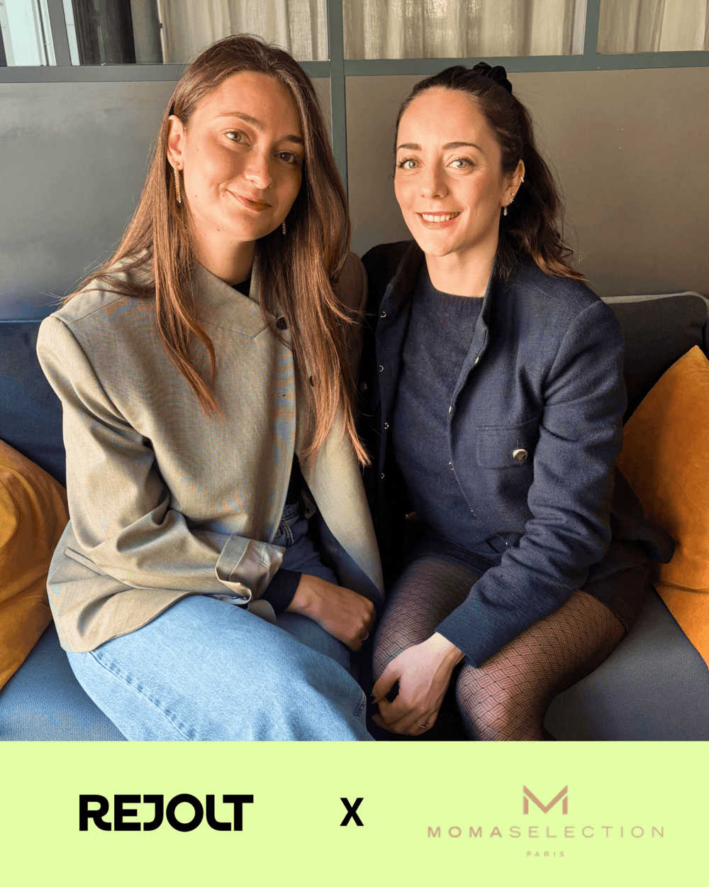 Flora VIRGILI et Lucie BOUCHAND de passage chez REJOLT