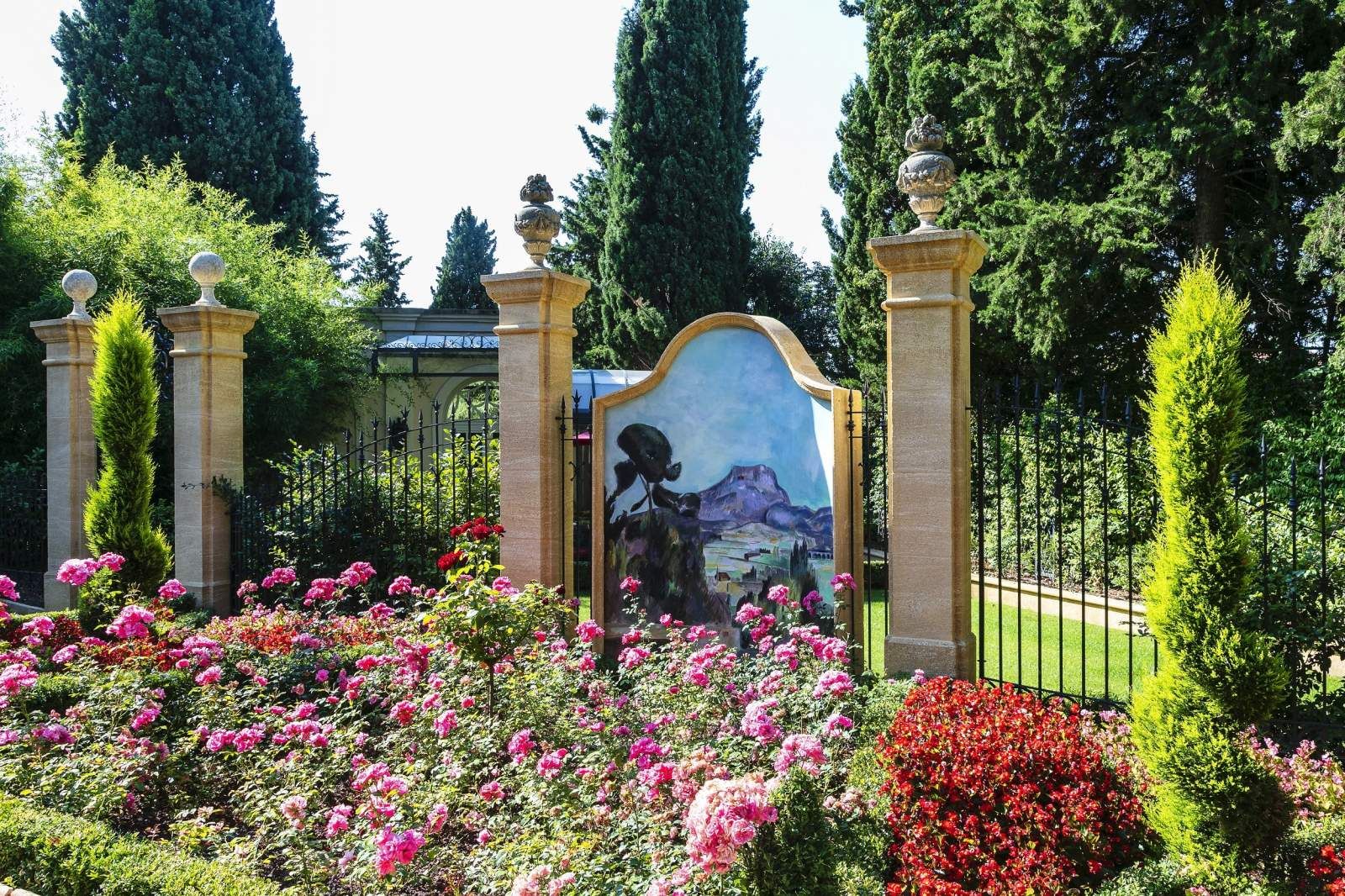 Au cœur des jardins de la Villa Gallici