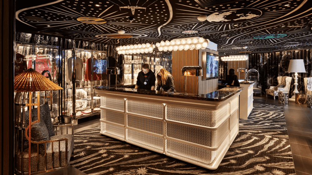 Comptoir pour favoriser une atmosphère conviviale