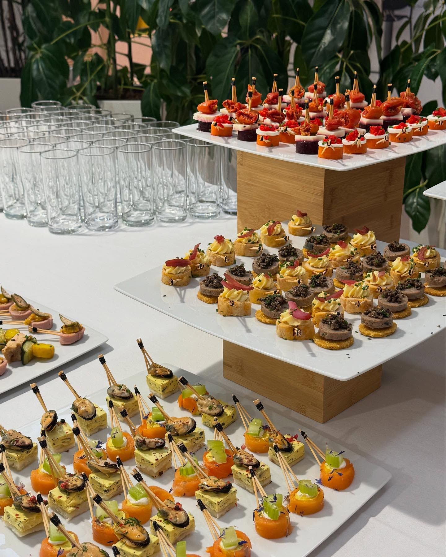 Plateaux de bouchées raffinées