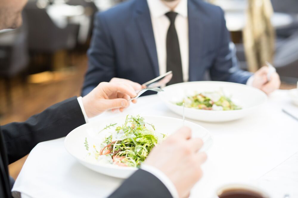 Repas d'affaires 