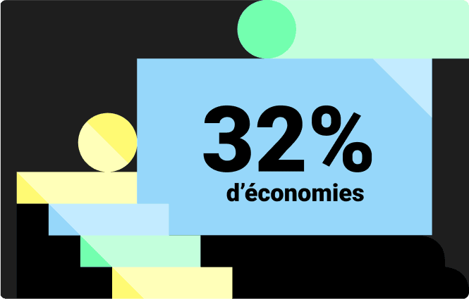Réalisez jusqu'à 32% d'économies