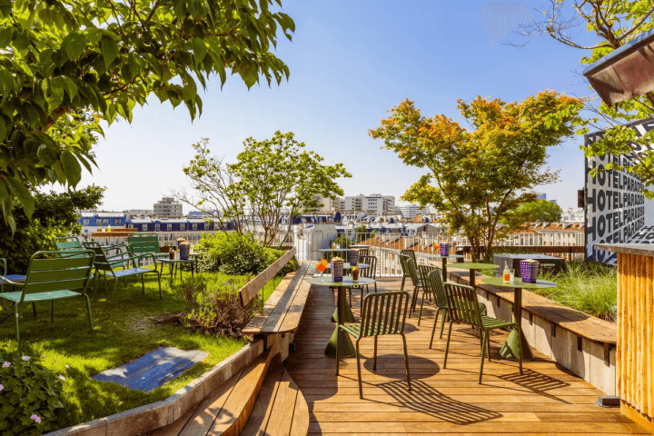 Rooftop avec vue sur Paris - Mk2 Hotel-Cinéma Paradiso