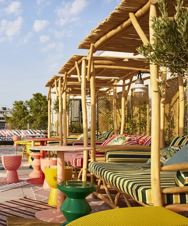 Mama Shelter Toulouse - Espace festif sur un rooftop