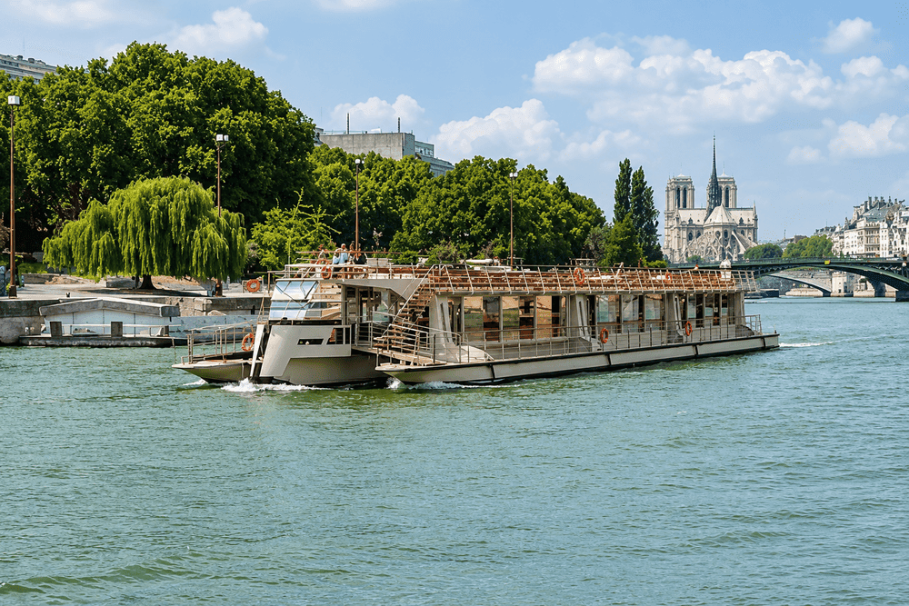 Bateaux Parisiens et Notre-Dame de Paris