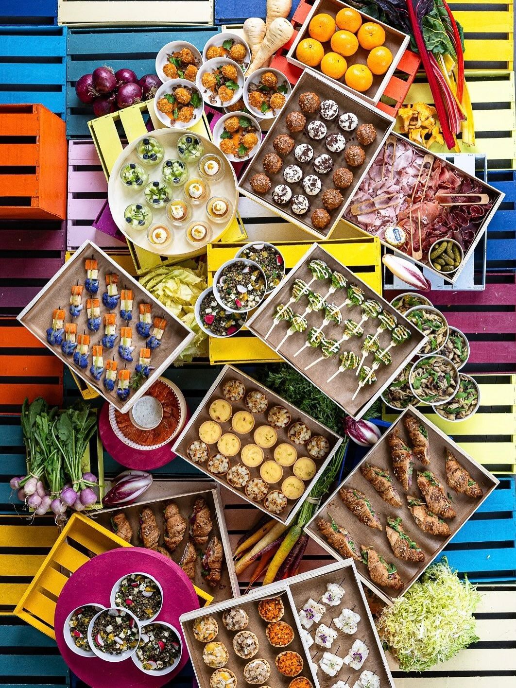 Buffet signature à partager