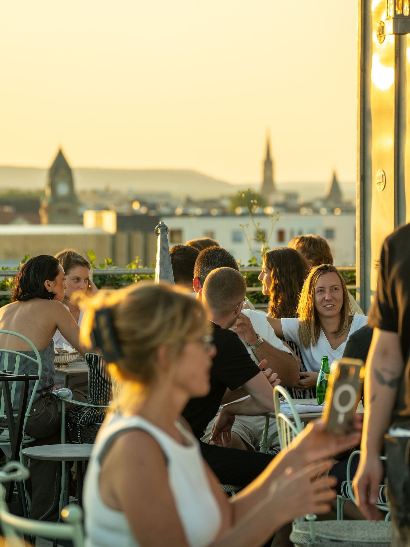 Rooftop de Manfred qui donne sur Metz