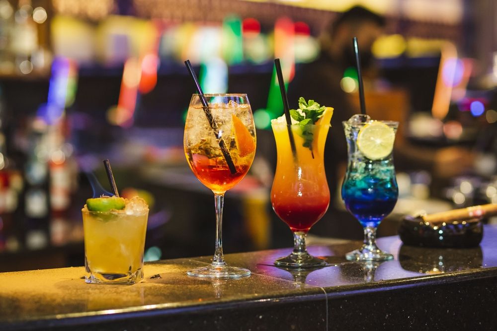Bar à cocktails dans un casino