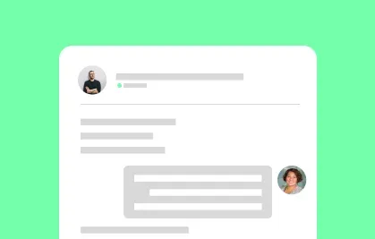 Deux personnes échangeant avec un expert lors de l’événement